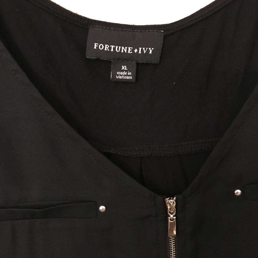 Fortune + Ivy tank blouse, XL